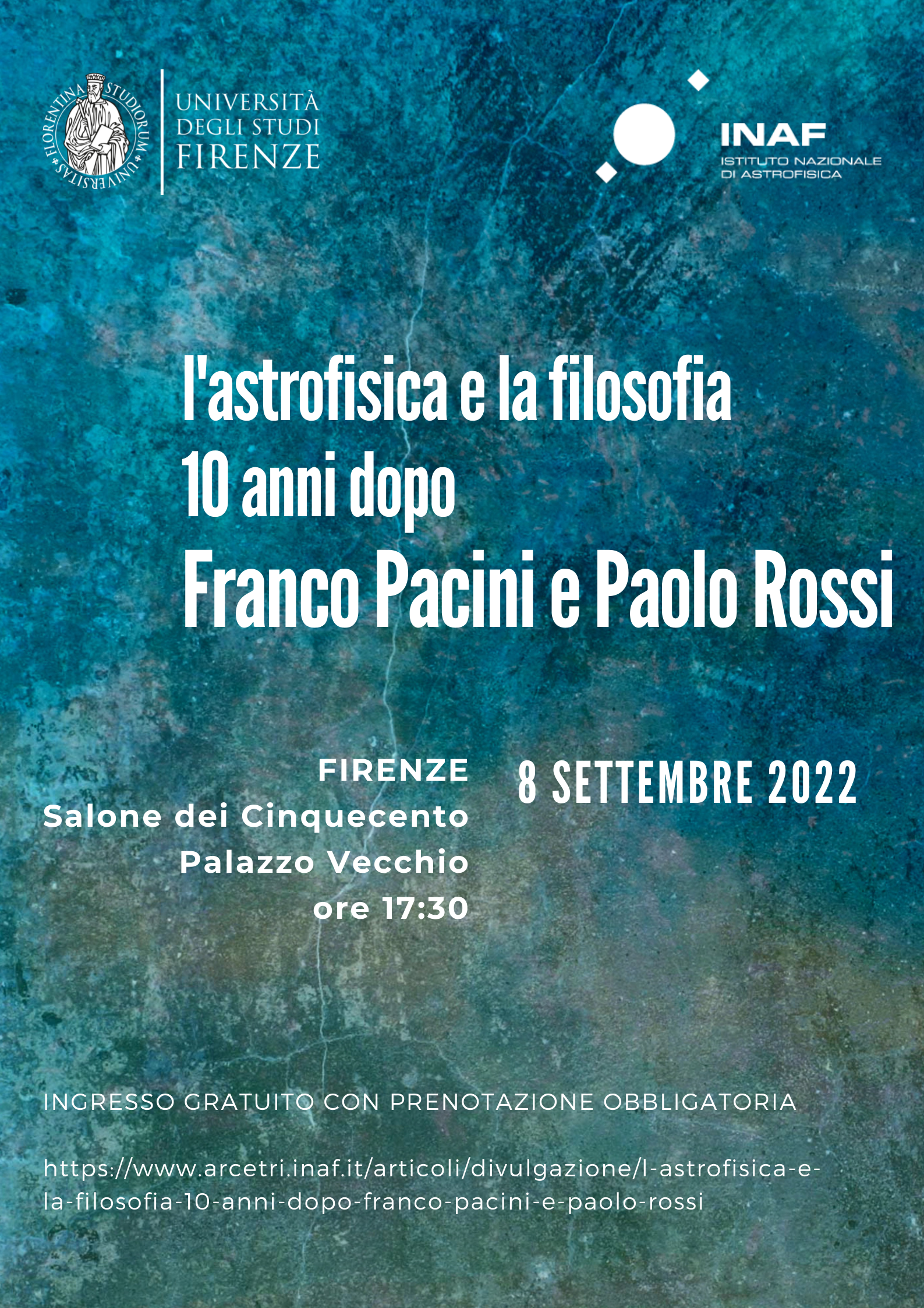 LOCANDINA 8 settembre 2022 42 59.4 cm